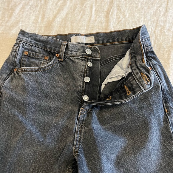 Topshop jeans in washed black - Picture 6 of 7